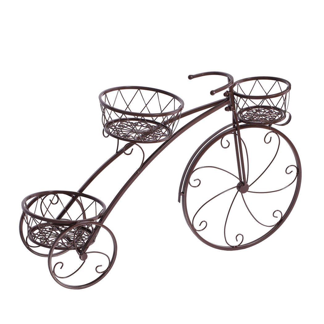 Levede Plant Stand Outdoor Indoor Metal Bronze-2006732950246395905