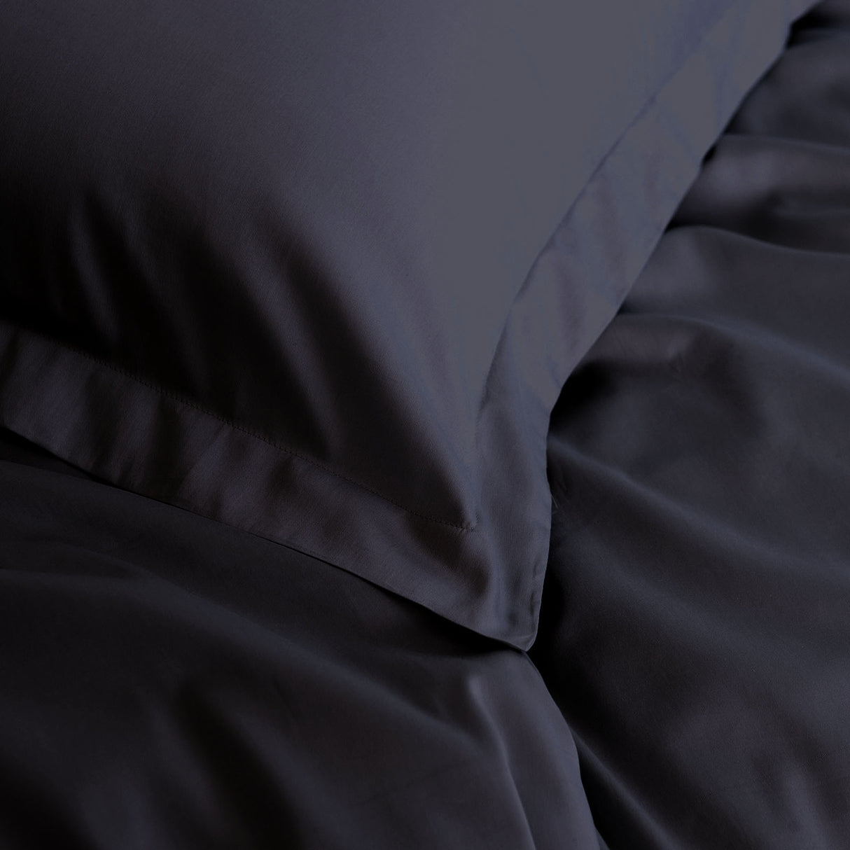Royal Comfort - Balmain 1000TC Bamboo cotton Quilt Cover Sets (Queen) - Charcoal-1951134830041370628