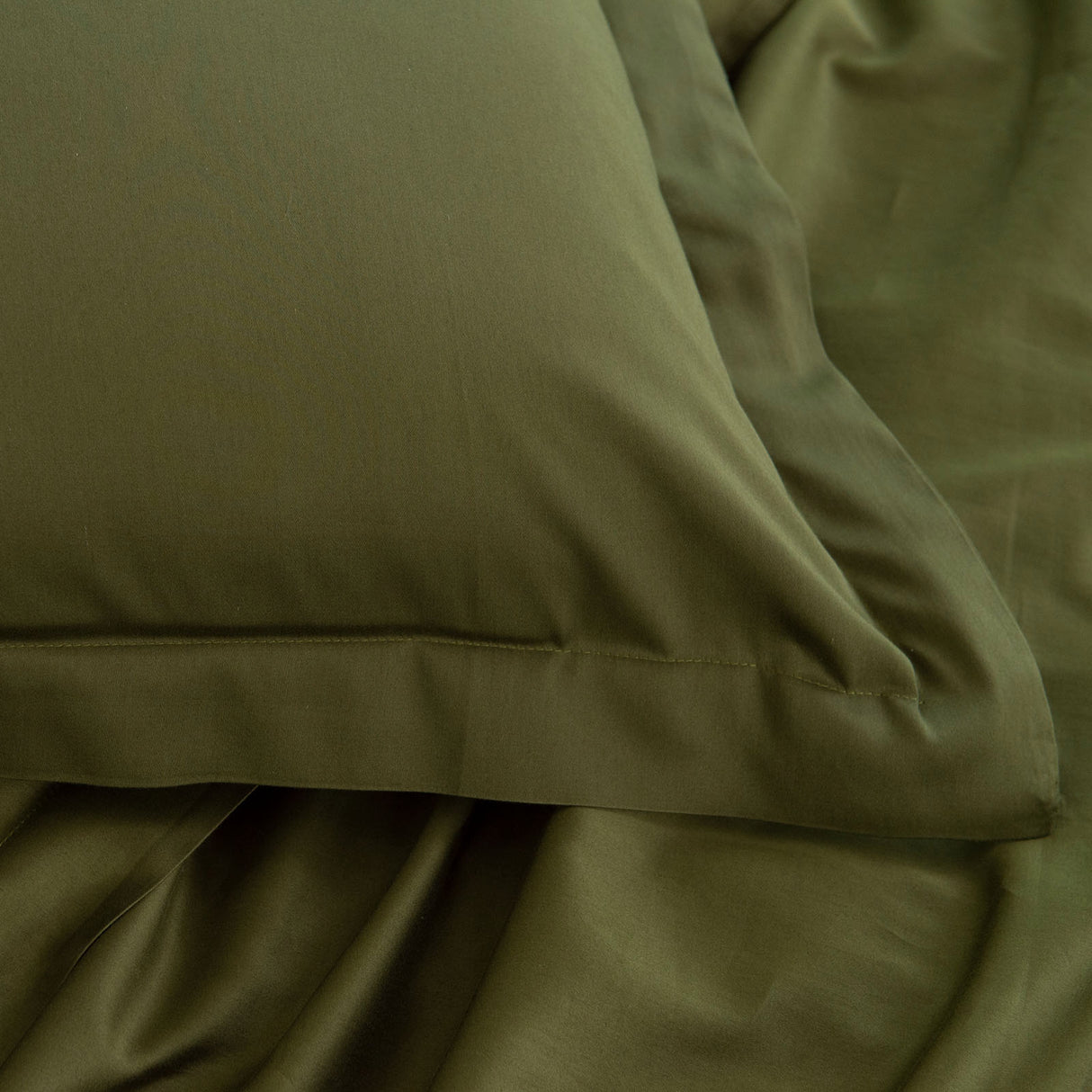 Royal Comfort - Balmain 1000TC Bamboo cotton Quilt Cover Sets (King) - Olive-1951134830389497860