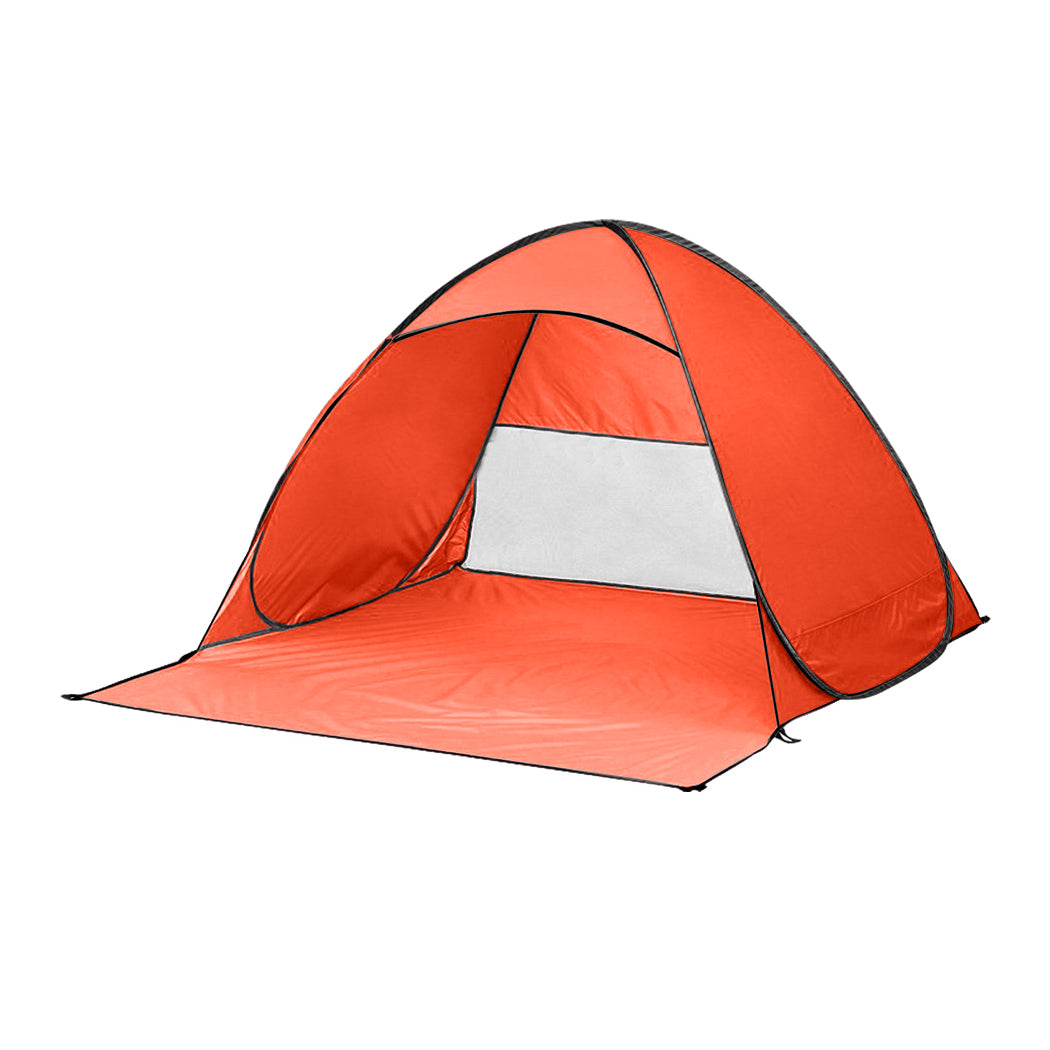 Mountview Pop Up Beach Tent Caming Portable Orange-2006732914116661248