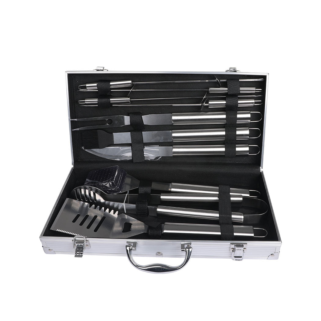 Moyasu 10Pcs BBQ Tool Set Stainless-1954802905647288321