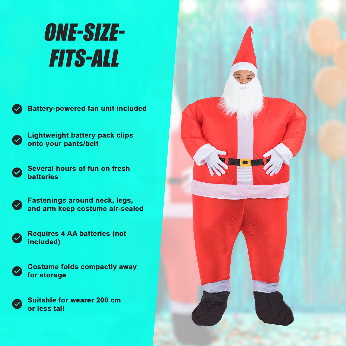 Santa Inflatable Costume