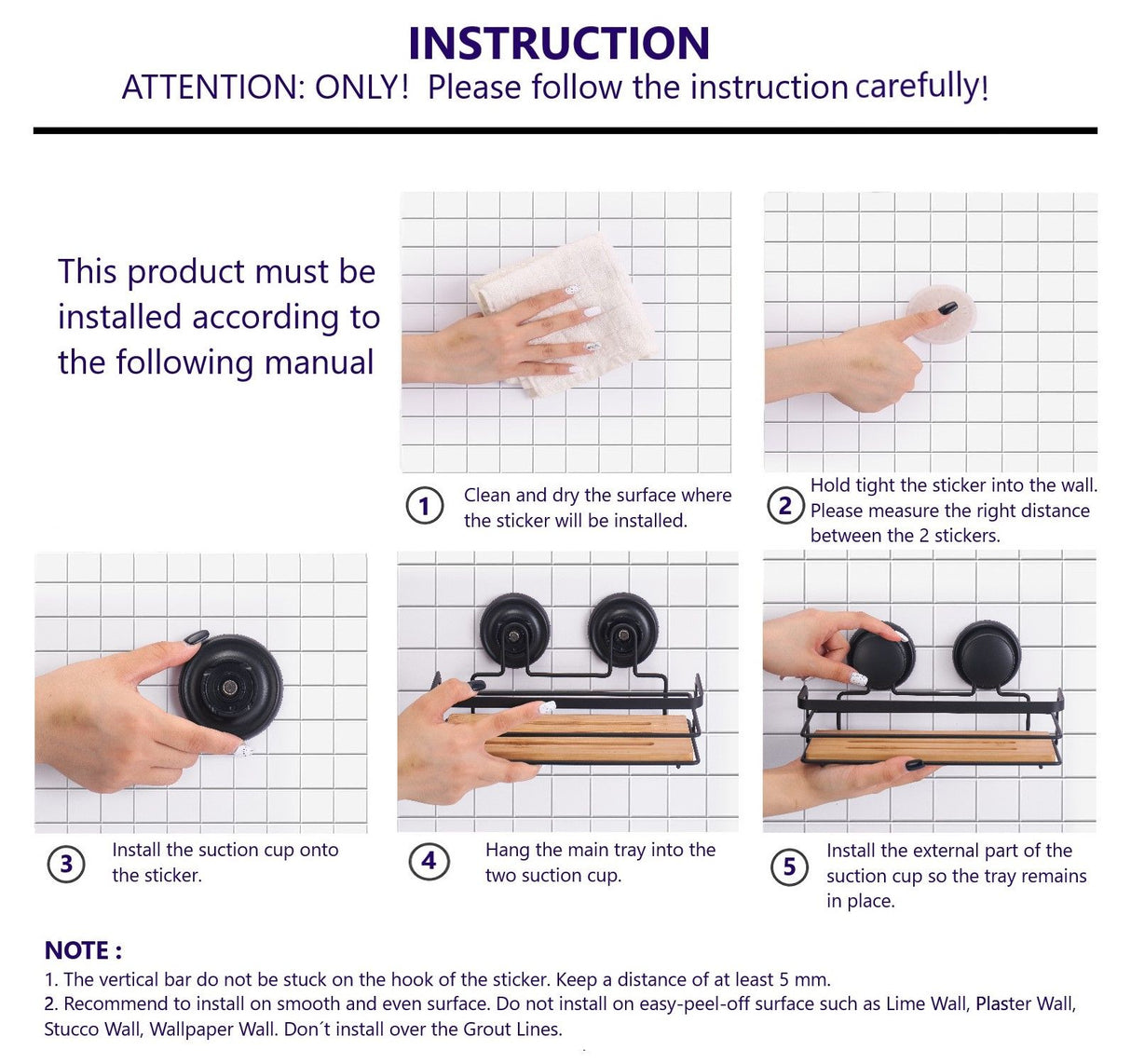 CARLA HOME 2 Pack Round Bamboo Corner Shower Caddy Shelf Basket Rack with Premium Vacuum Suction Cup No-Drilling for Bathroom and Kitchen-1992735302111858697