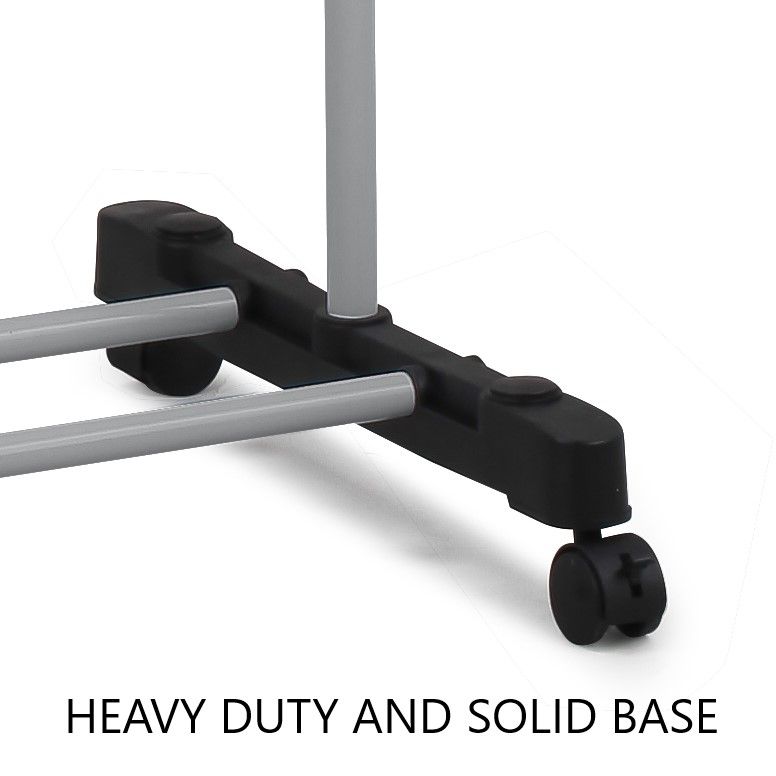 CARLA HOME Folding 3 Tier Clothes Laundry Drying Rack with Stainless Steel Tubes for Indoor & Outdoor Home-1992735283719835651