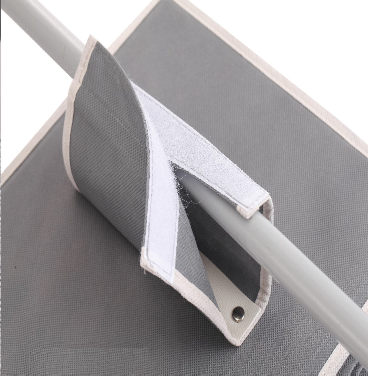 3 Pack 5-Tier Shelf Hanging Closet Organizer and Storage for Clothes (Grey)-1978962242468712455