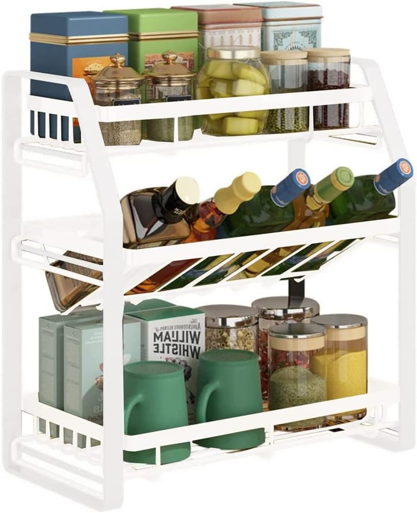 CARLA HOME 3-Tier Detachable Spice Rack Storage Organiser for Kitchen Countertop-1992735285284311040