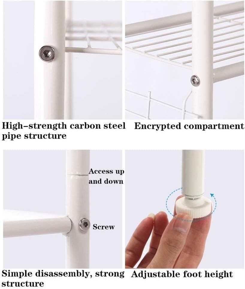 CARLA HOME 3-Tier Over Washing Machine Storage Rack for Laundry Room or Kitchen-1992735285670187011