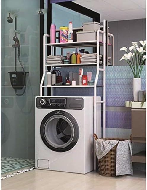 CARLA HOME 3-Tier Over Washing Machine Storage Rack for Laundry Room or Kitchen-1992735285670187014