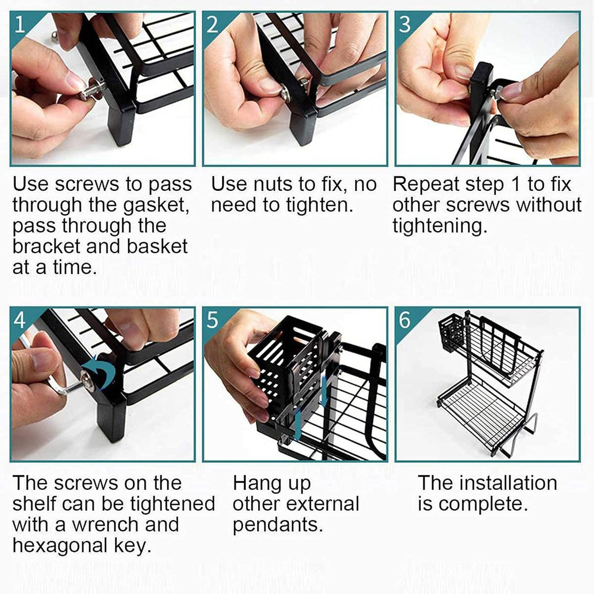 CARLA HOME 2-Tier Kitchen Spice Rack Organizer Storage Shelf for Condiments, Oil Bottles, Utensils, Cutting Board & More-1992735302300602374