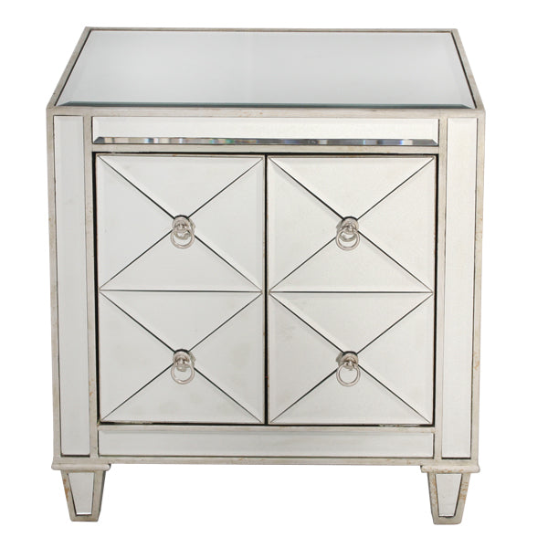 Bently Mirrored Bedside Table. Last one, floor stock left, half price. showroom sample is available