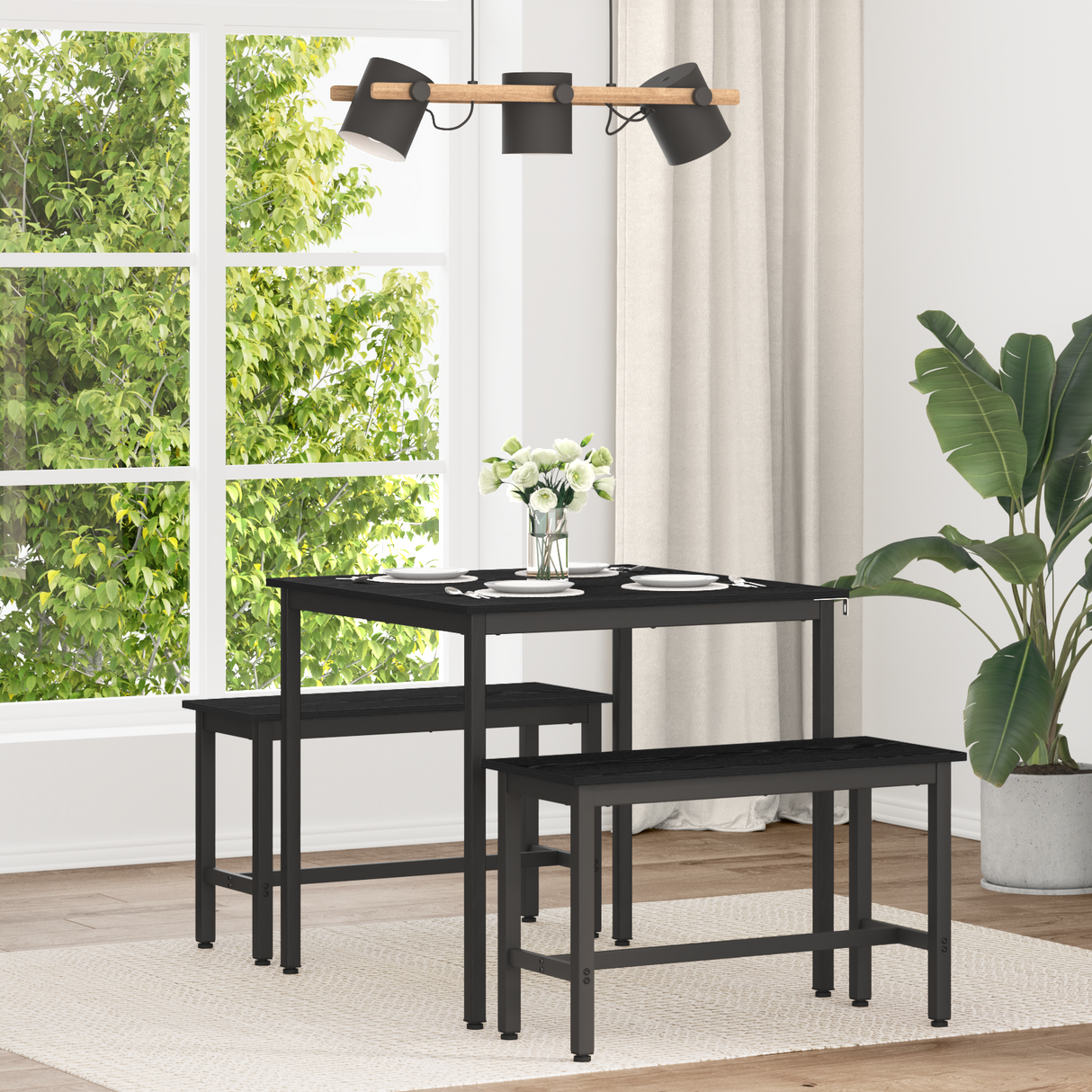 Dining Tables 80 x 80 x 75 cm METAL