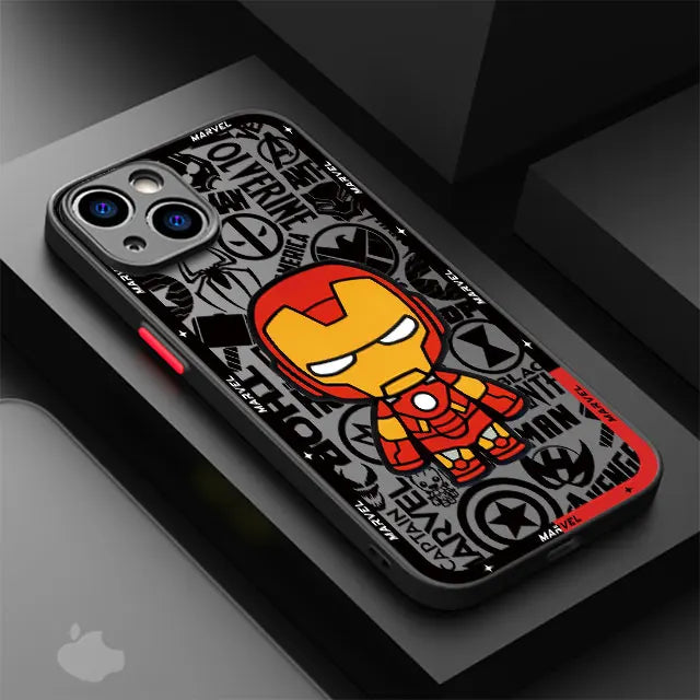 Luxury Phone Case for Xiaomi Redmi 9T 10C K40 Pro A2 10 12 5G A1Plus 12C 10A 9A 9C 9 Marvel Captain America Groot Deadpool Cover