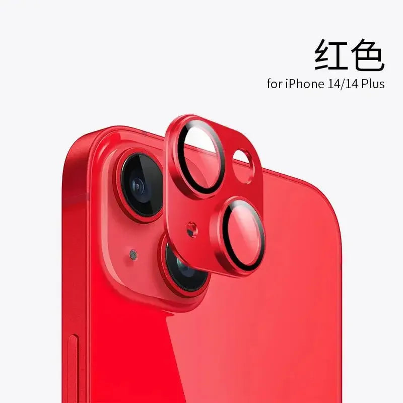 Metal Camera Protector For IPhone 16promax 16pro 16 15 Pro Max 14 Plus Alloy Case Back Lens Tempered Glass Cover Protective Cap