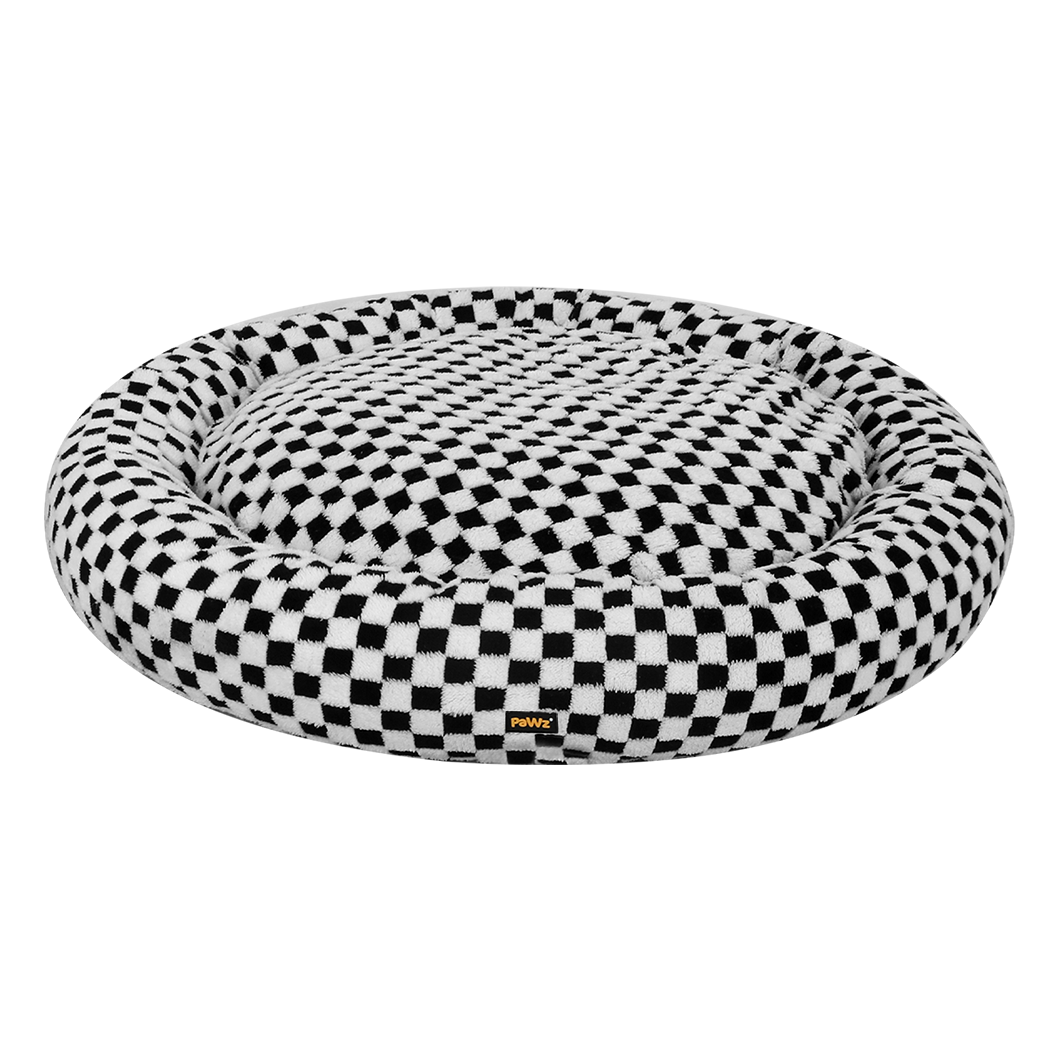 Pawz Circular Plush Dog Cosy Bed Calming Pet Plush Bed-2011971123335532552