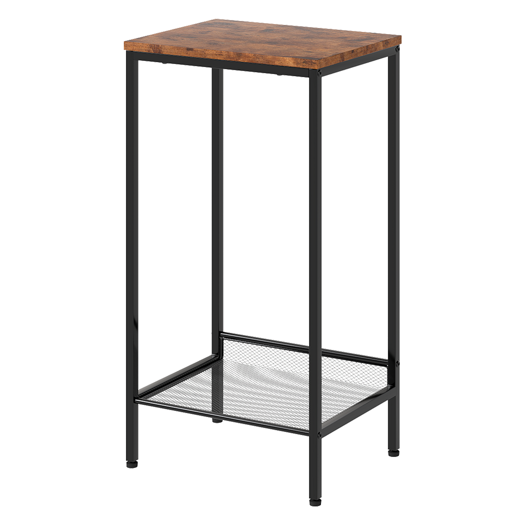 Levede Industrial Side Table 2-Tier Shelf End Table-2011971113986428936