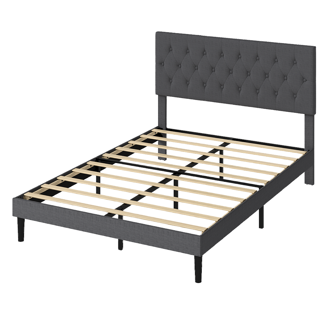 Levede Bed Frame Upholstered Platform Mattress Base Queen-2011971106671562760