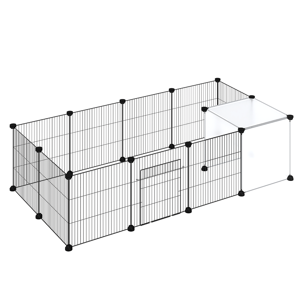 Pawz 14 Panels Hamster Playpen Puppy Small Pets Fence-2011971115852894216