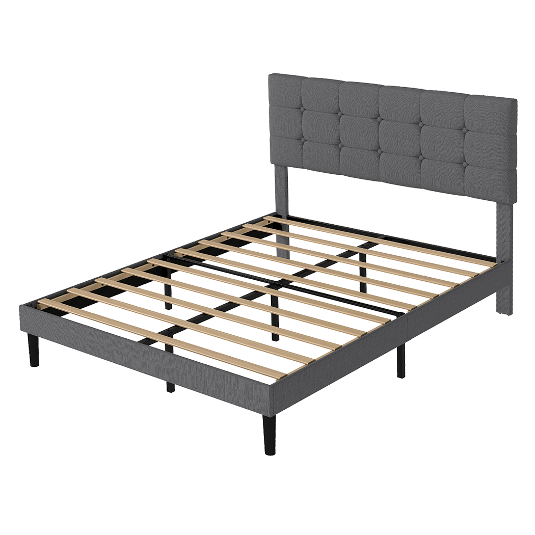 Levede Bed Frame Upholstered Platform Mattress Base Double-2011971105811730440