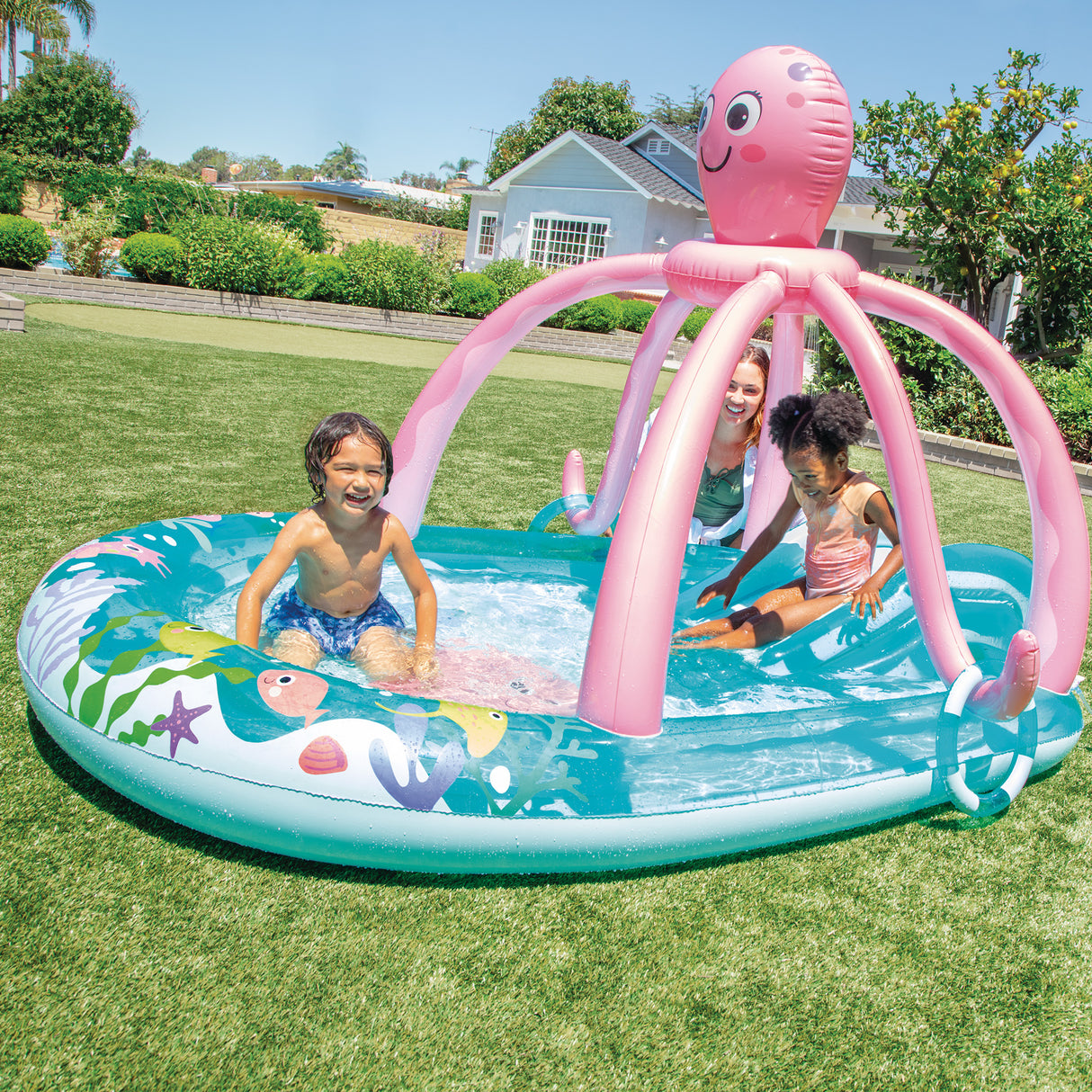 Intex Play Centre Kiddie Pool - Friendly Octopus