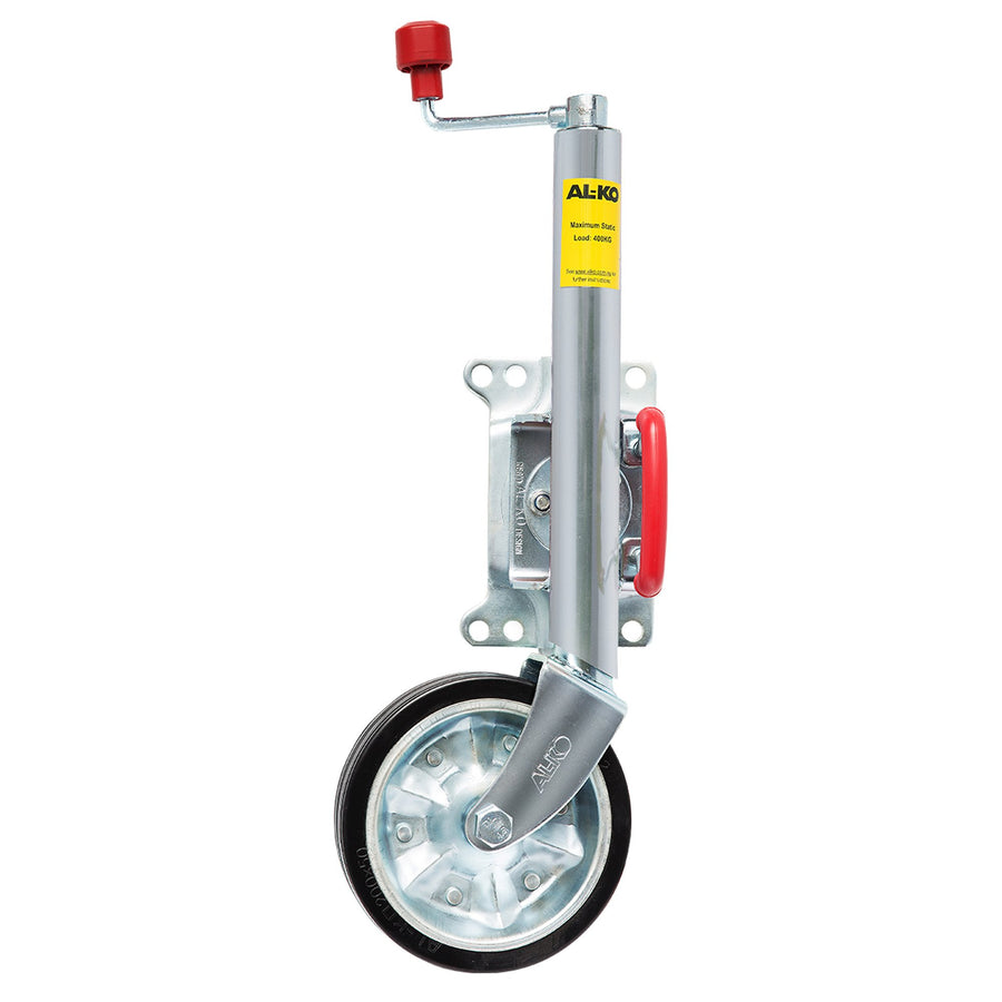 AL-KO 8-inch Swing Up Jockey Wheel with Large Swivel Bracket