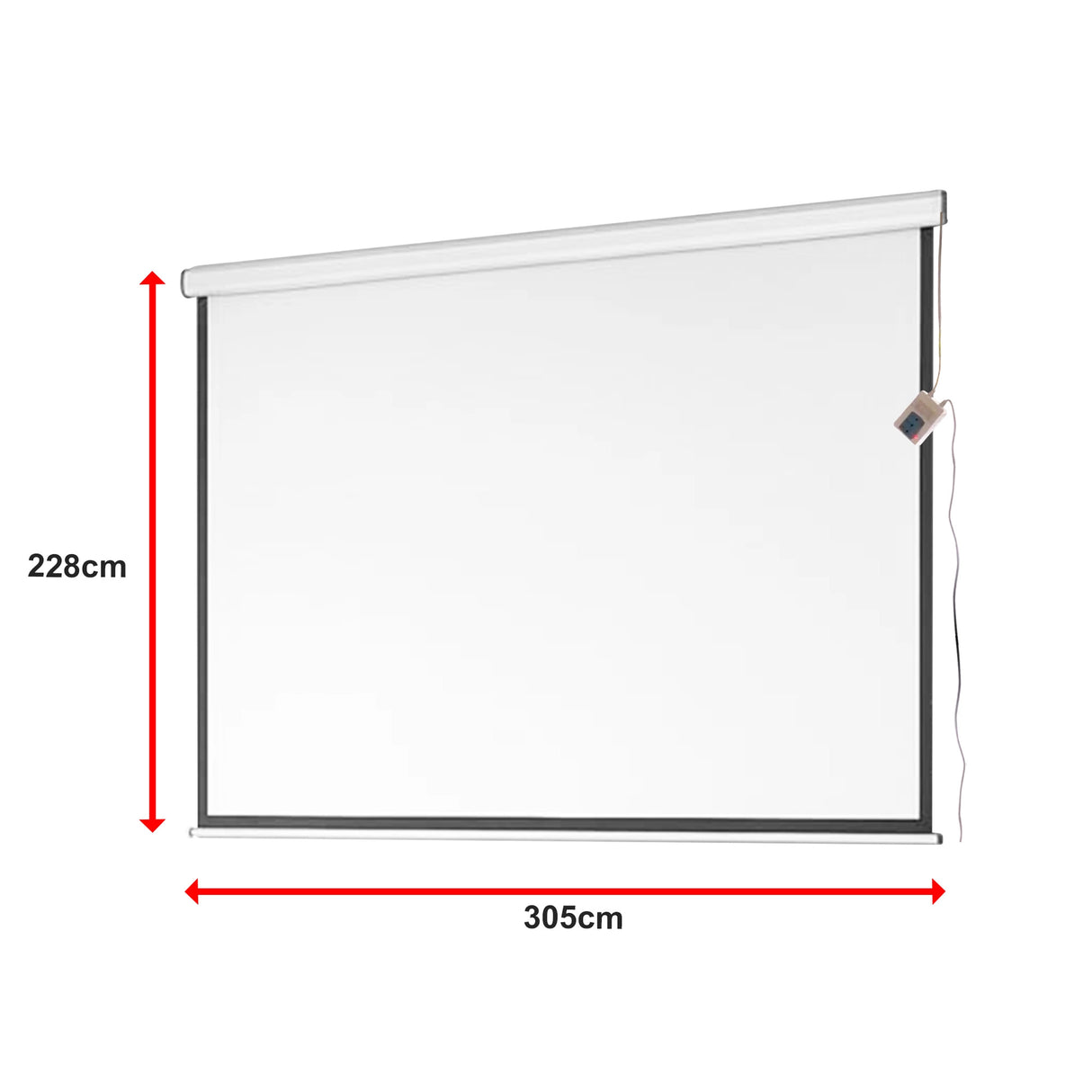 150" Electric Motorised Projector Screen TV +Remote