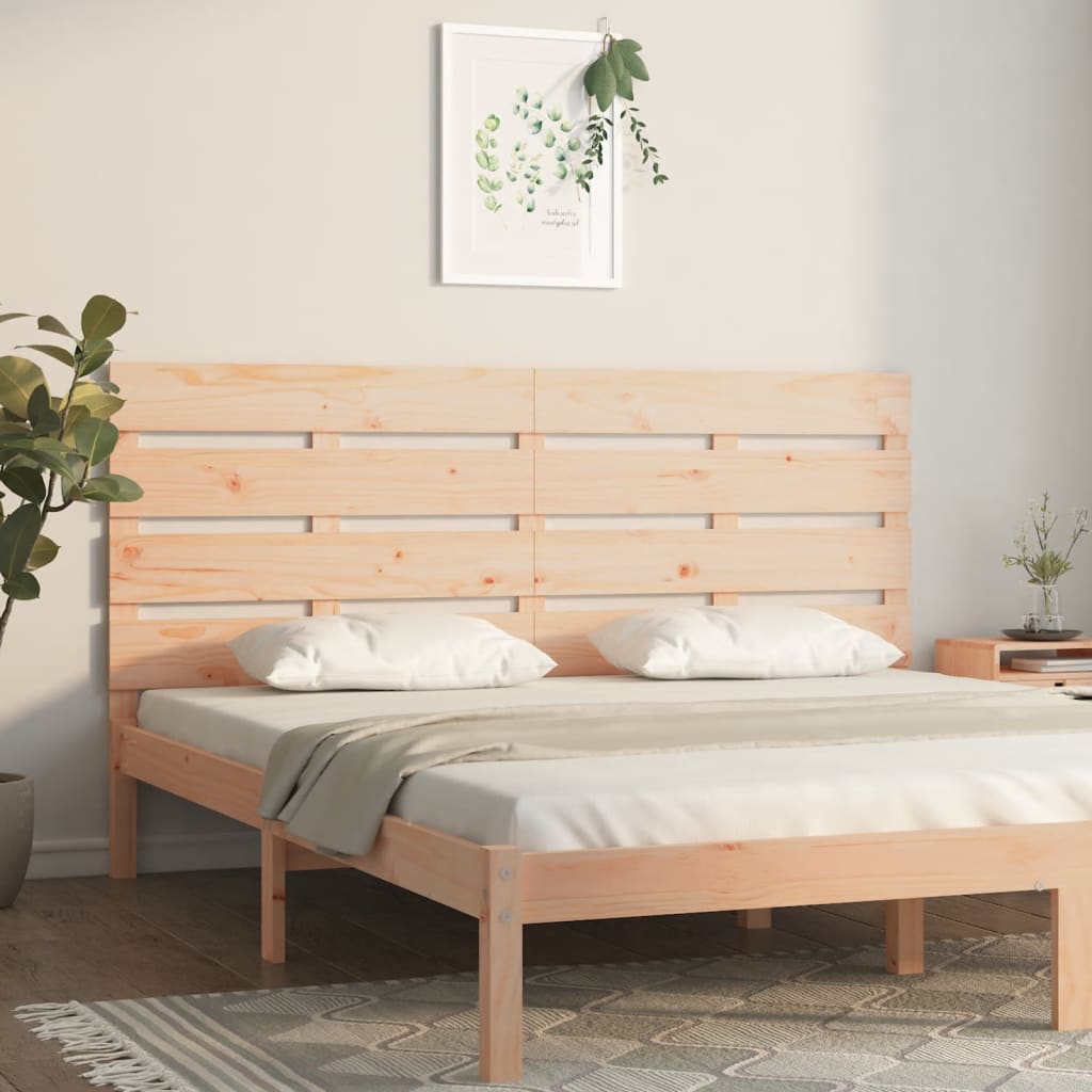 Headboard 150 cm Solid Wood Pine