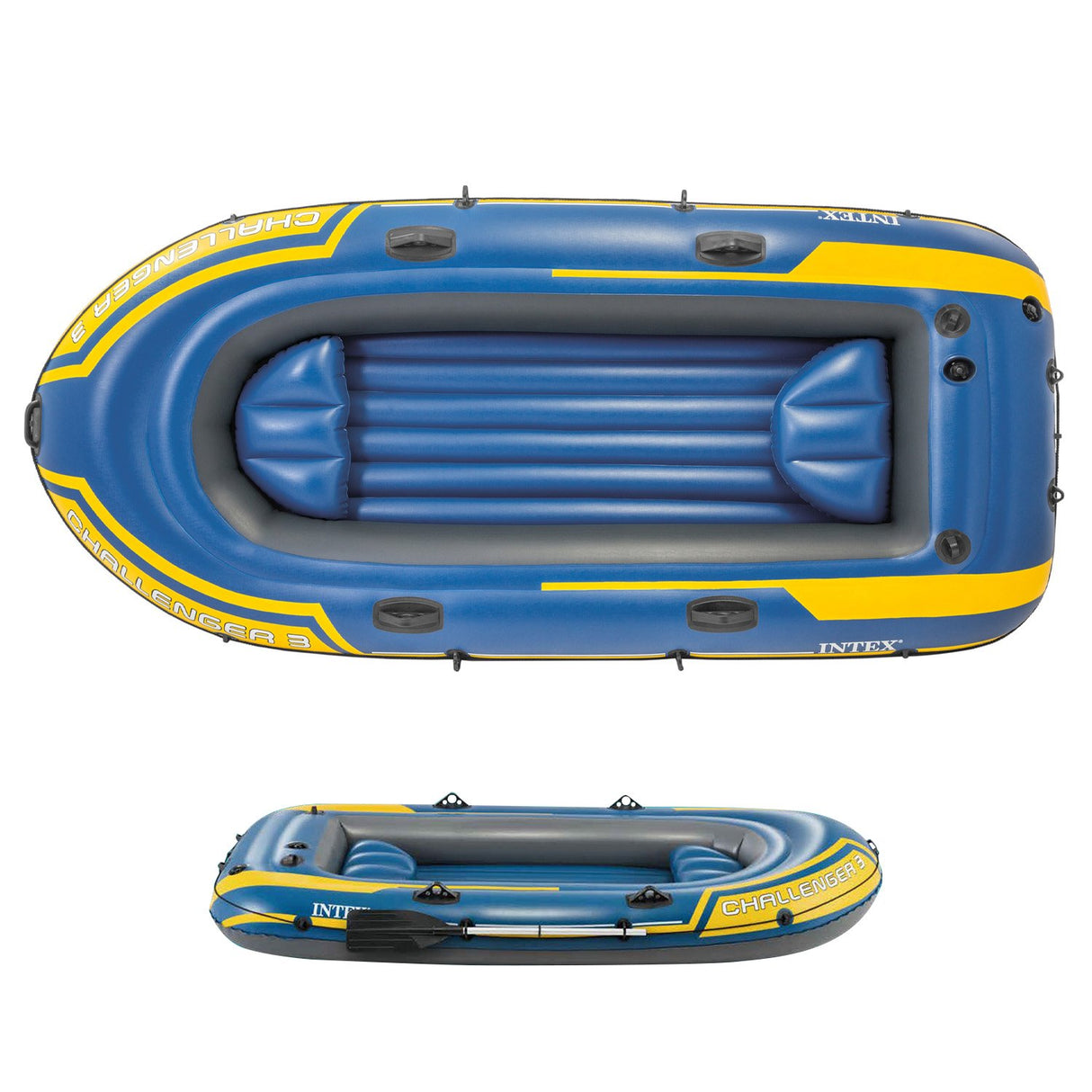 Intex 68370NP Challenger 3 Inflatable Boat Set