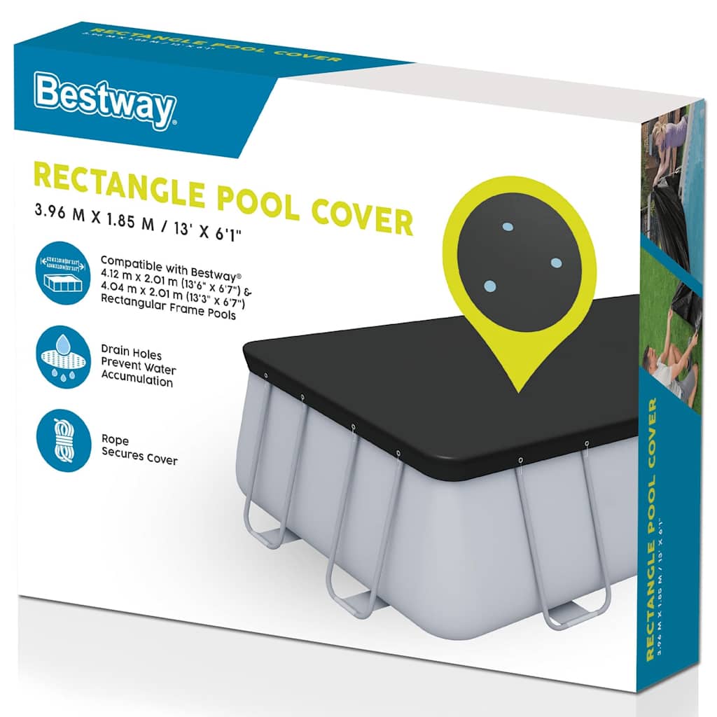 Pool Cover Flowclear 404x201 cm