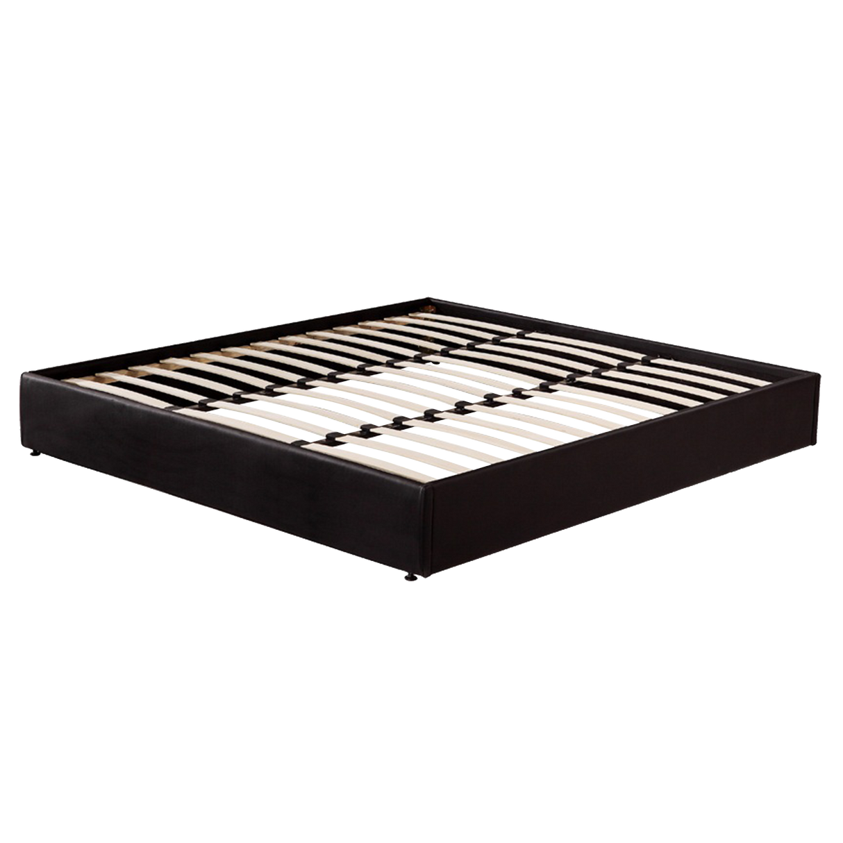 PU Leather King Bed Ensemble Frame