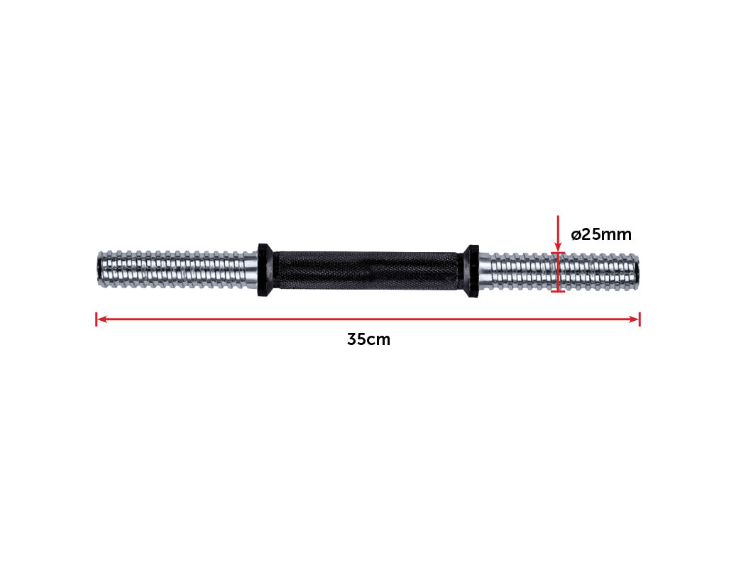 20kg Black Dumbbell Set with Carrying Case