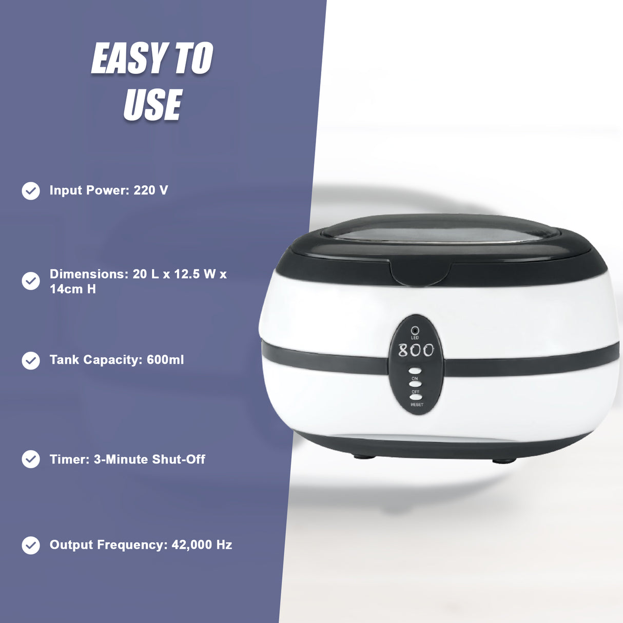 Sonic Wave Jewellery Cleaner