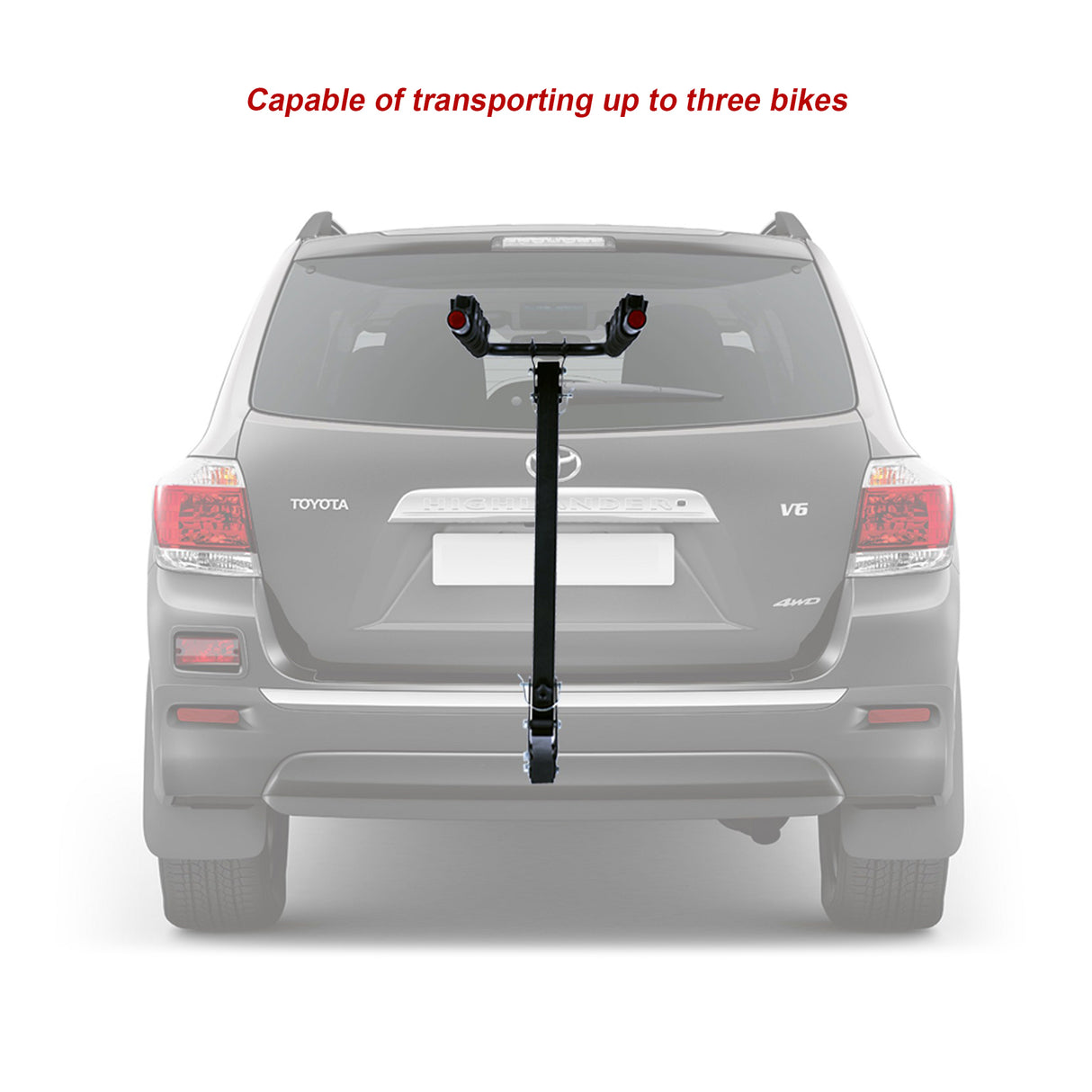 3 Bicycle Rack Hitch Mount Bike Carrier for Car and SUV Tow Bar