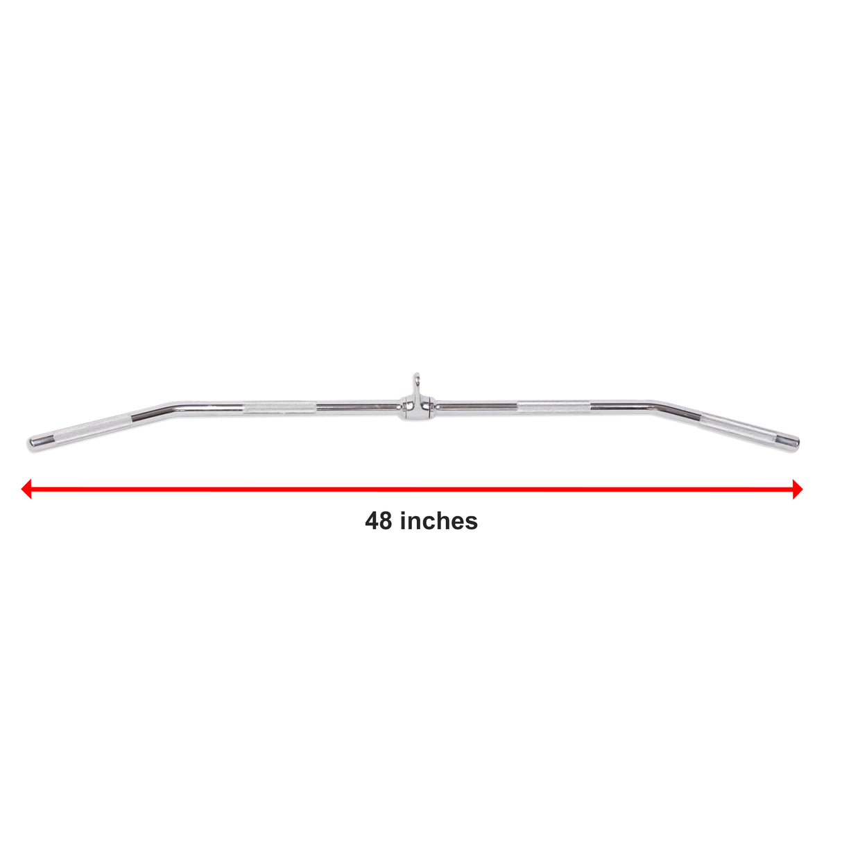 48" Lat Pulldown Bar Cable Attachment – Gym Handle for Back & Strength Training