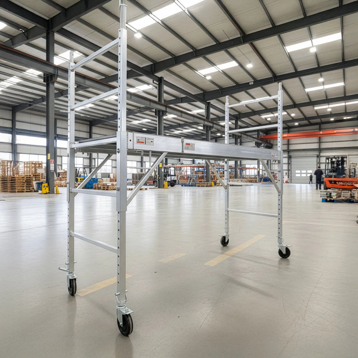 Professional Aluminium Safety Scaffold With Hatch