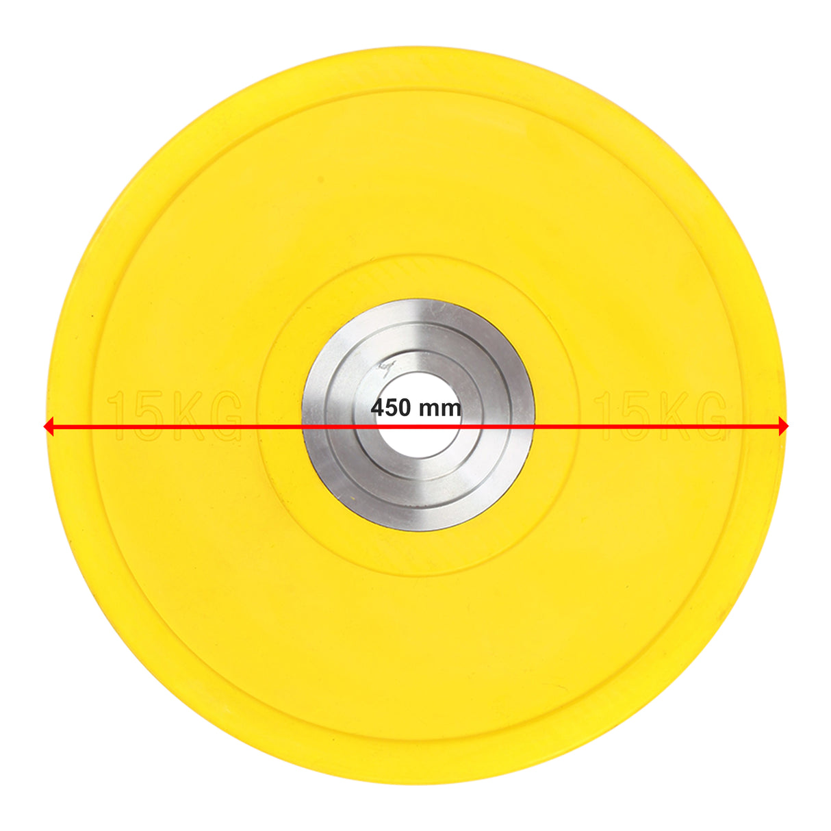 15KG PRO Olympic Rubber Bumper Weight Plate