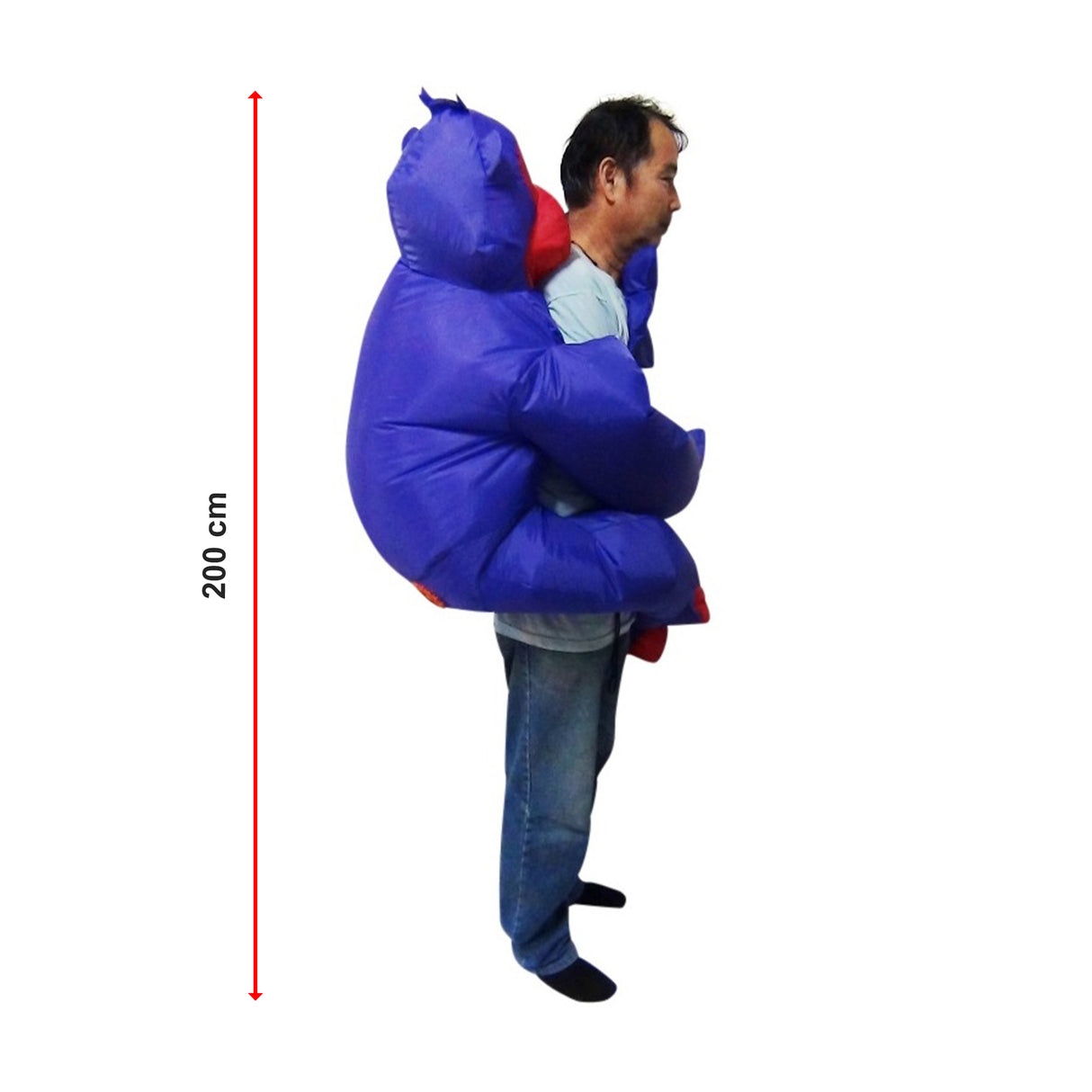GORILLA Fancy Dress Inflatable Suit -Fan Operated Costume