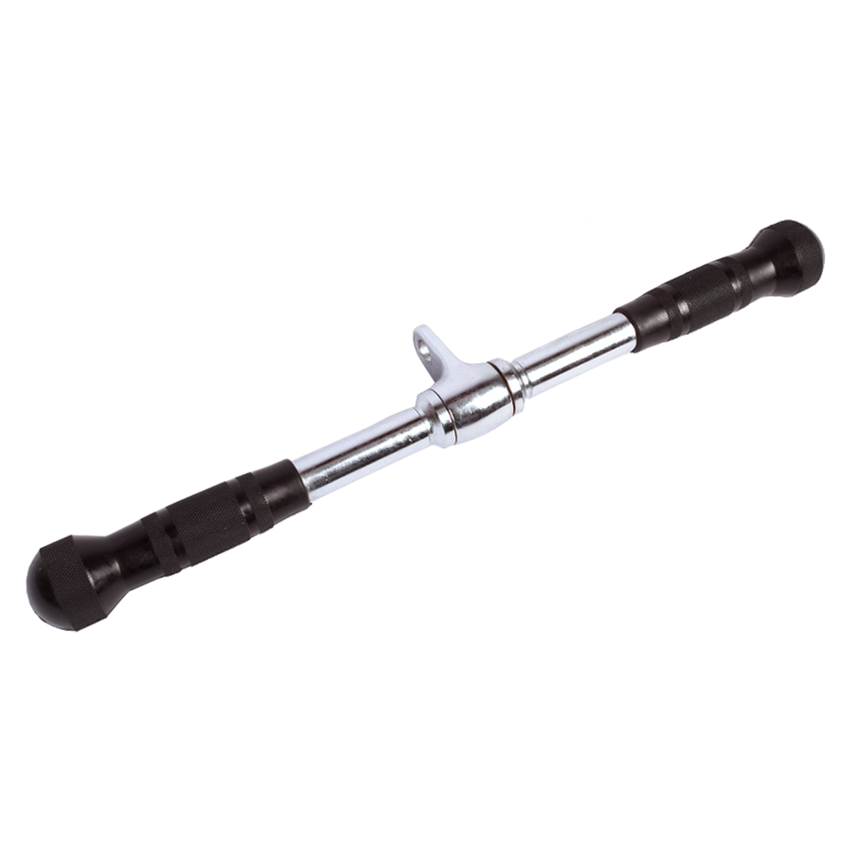 Randy & Travis Rubber Coated Solid Straight Bar Attachment for Cable Machines