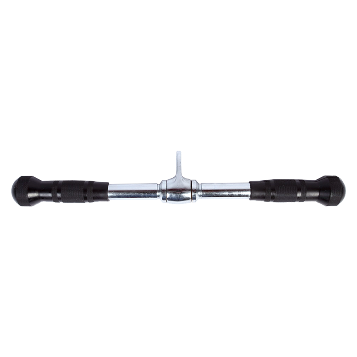 Randy & Travis Rubber Coated Solid Straight Bar Attachment for Cable Machines