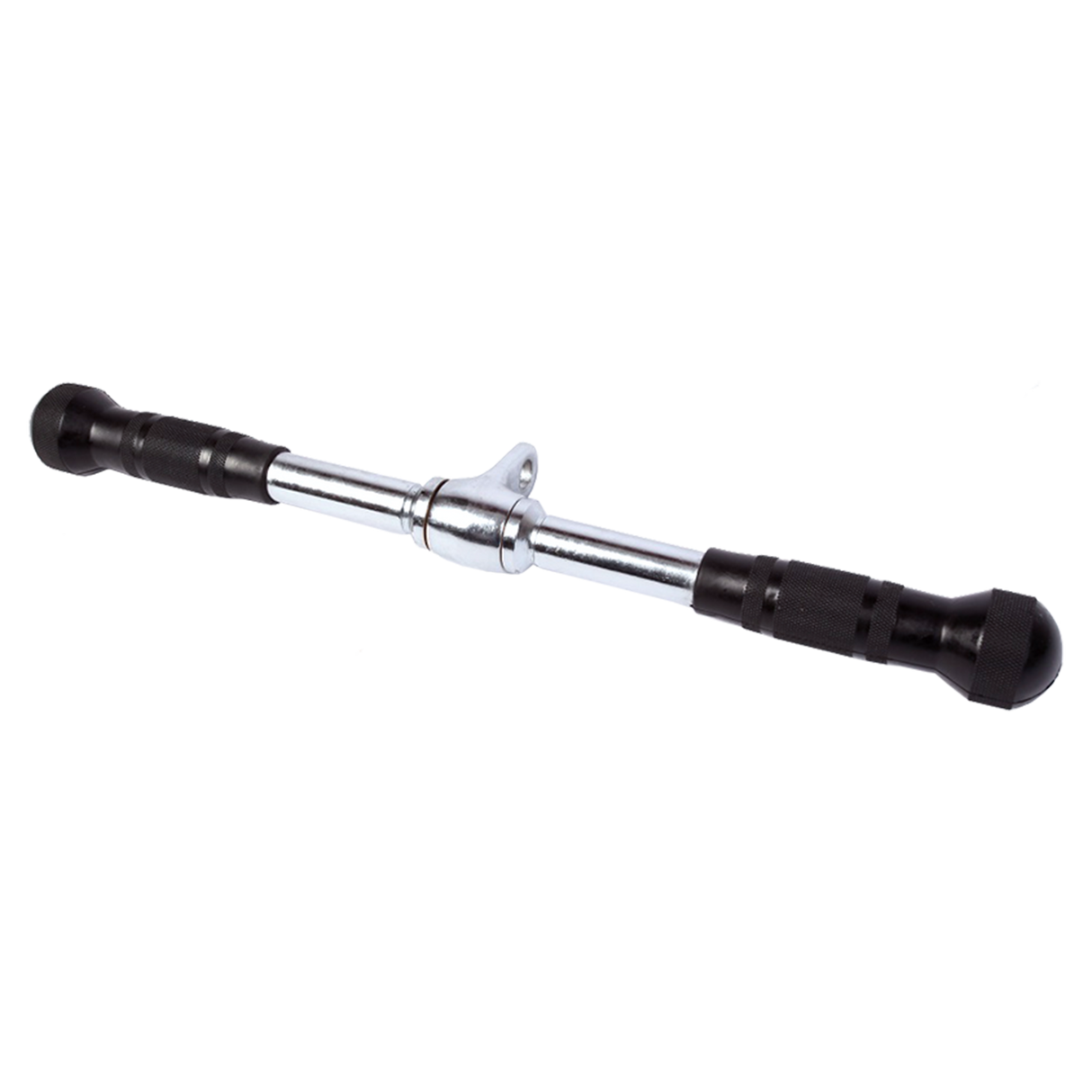 Randy & Travis Rubber Coated Solid Straight Bar Attachment for Cable Machines