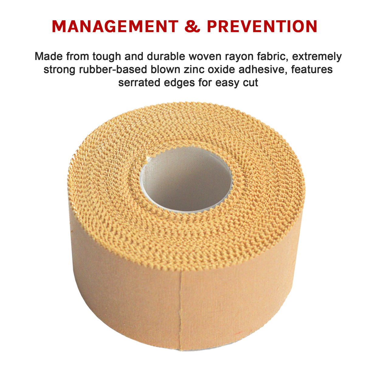 Premium Rigid Sports Strapping Tape - 3 Rolls of 38mm X 13.7M