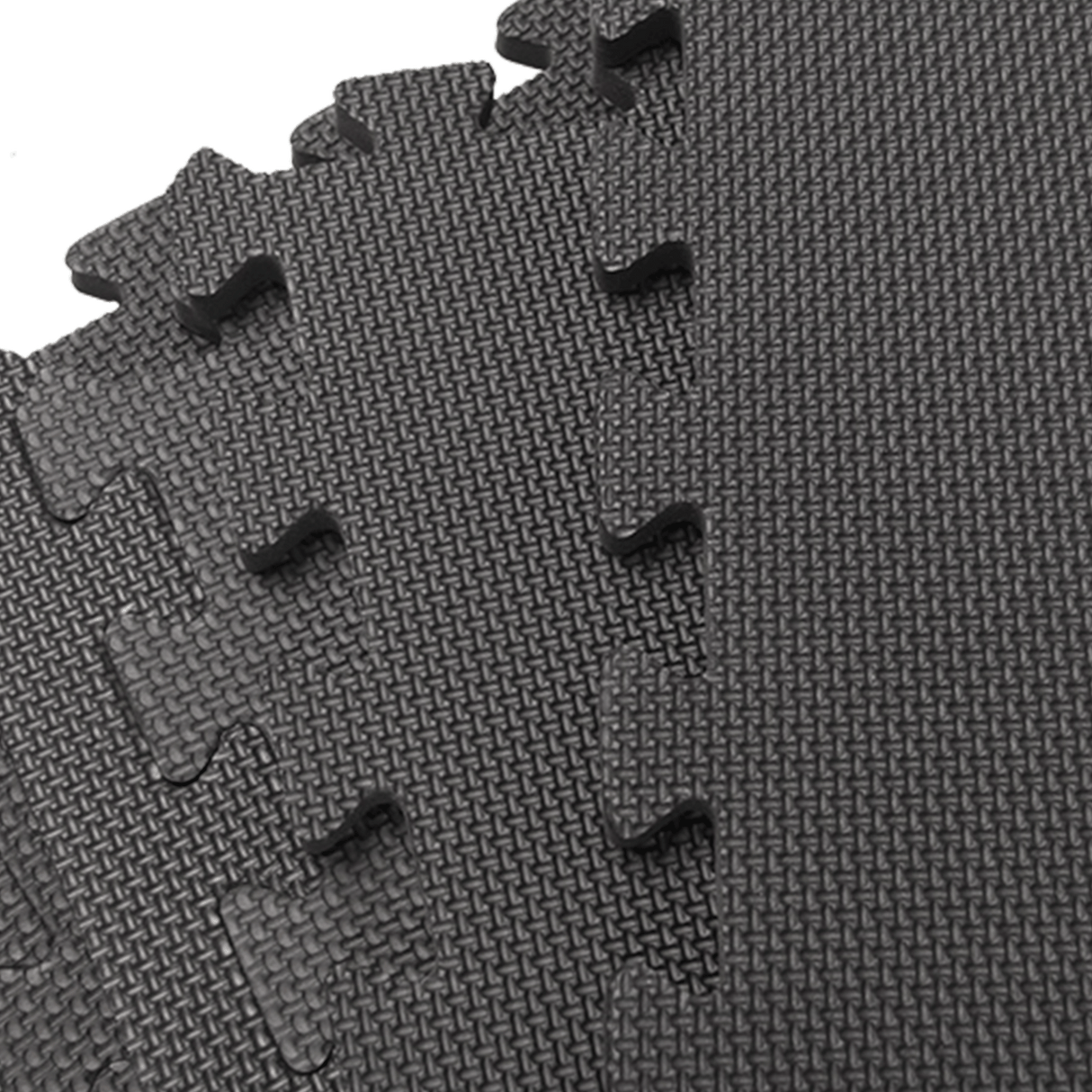 4 Tiles EVA Interlocking Gym Floor Mats – Home Fitness Puzzle Exercise Mat Set