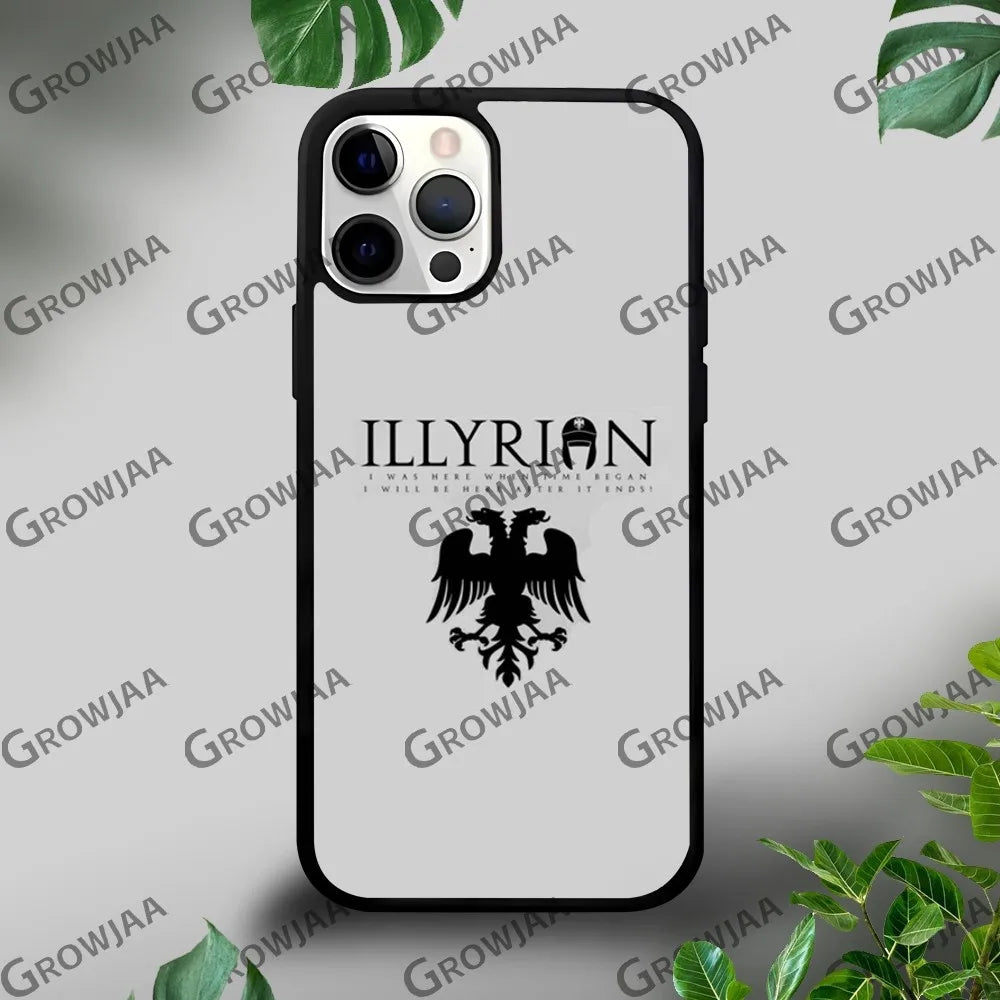 Albania flag Phone Case For iPhone 16 15 14 13 12 11 Pro Xs Max Mini Plus Celulares Hard Funda