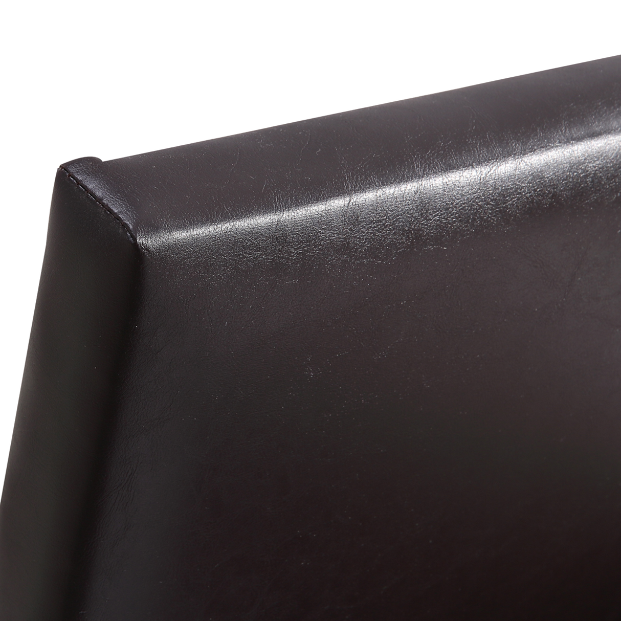 Single PU Leather Bed Frame Brown