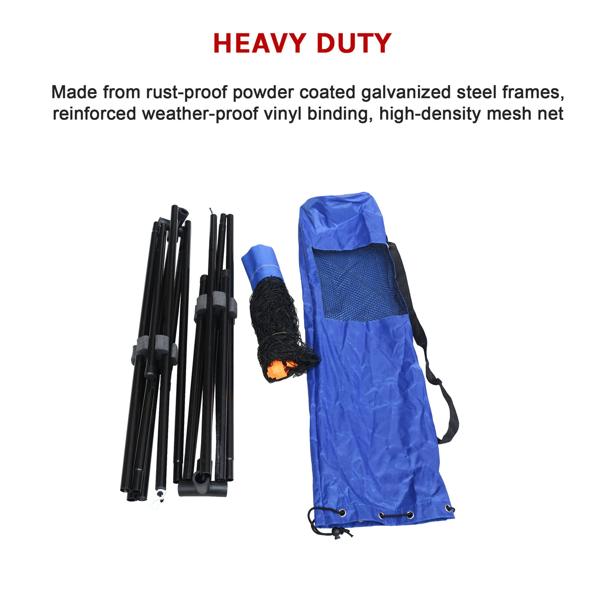6 Meters Portable Foldable Mini Tennis Net & Post Set