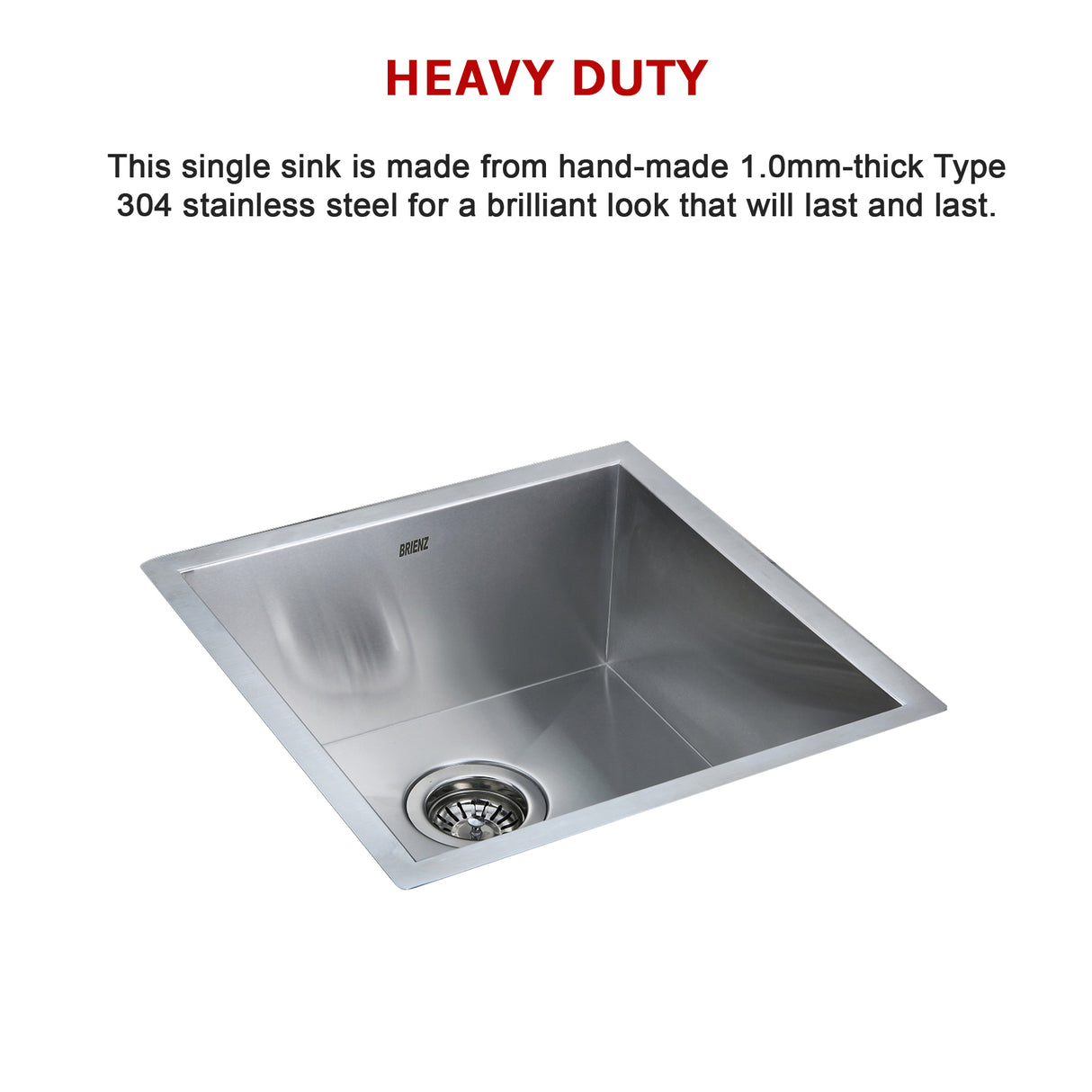 Stainless Steel Sink - 440 x 440mm
