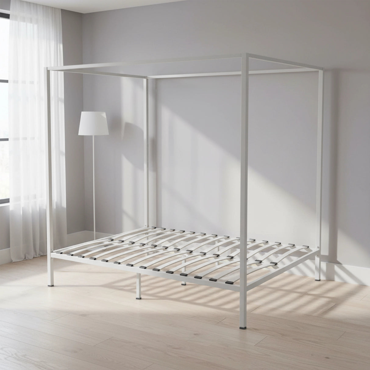 4 Four Poster Queen Bed Frame