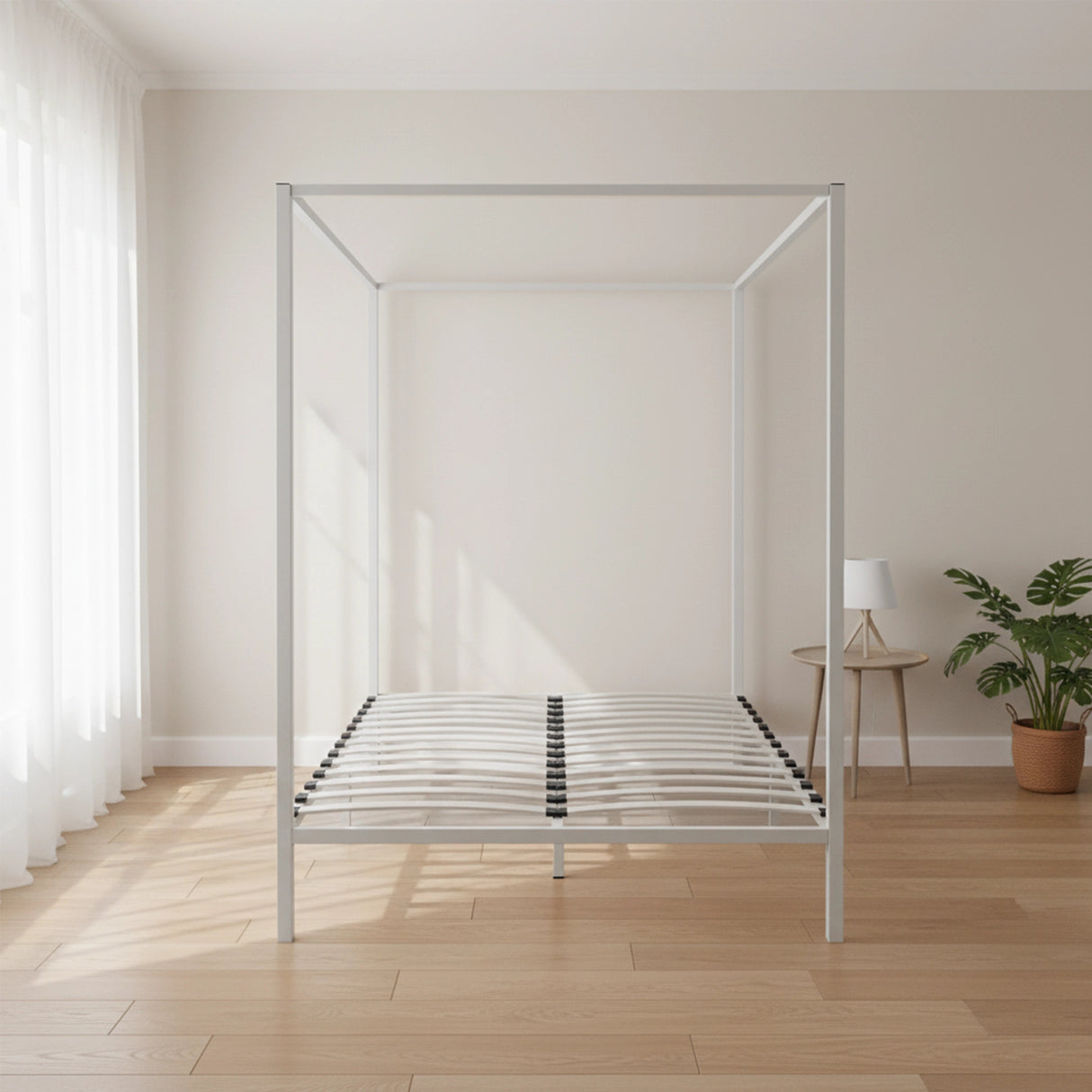 4 Four Poster Queen Bed Frame