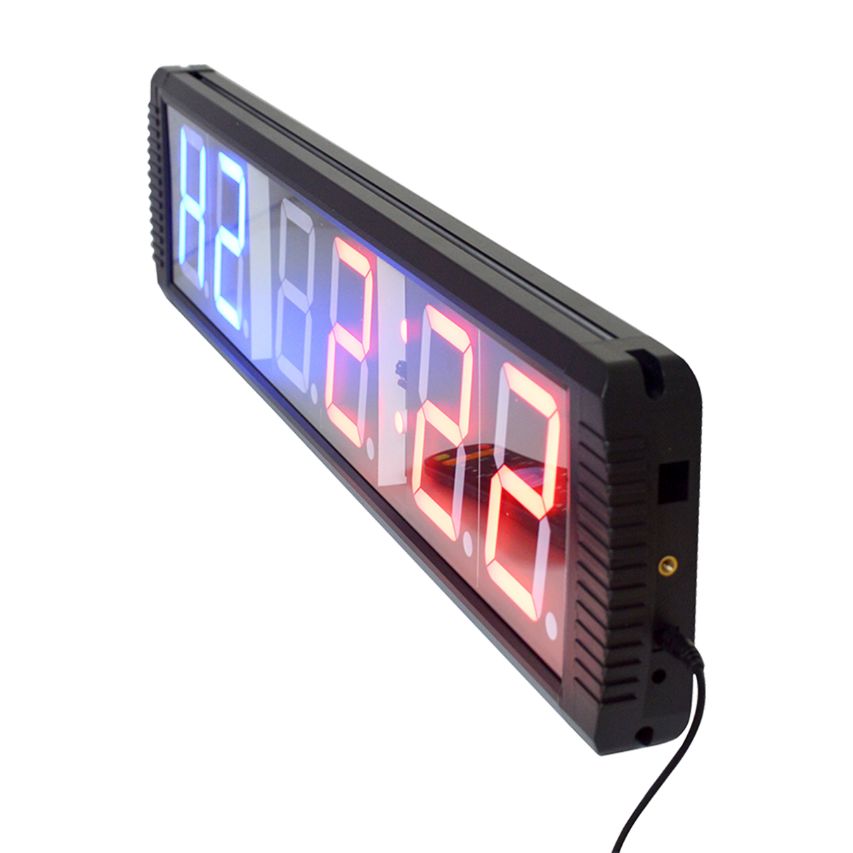 6 Digit Digital Timer Interval Fitness Clock LED Gym Display