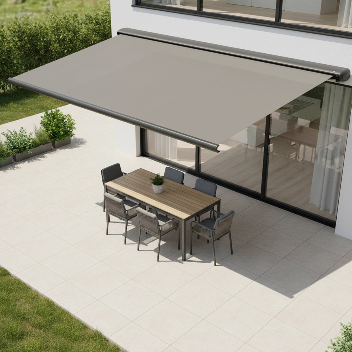 Heavy Duty Full Cassette Motorised Awning - 5.0m x 3.0m