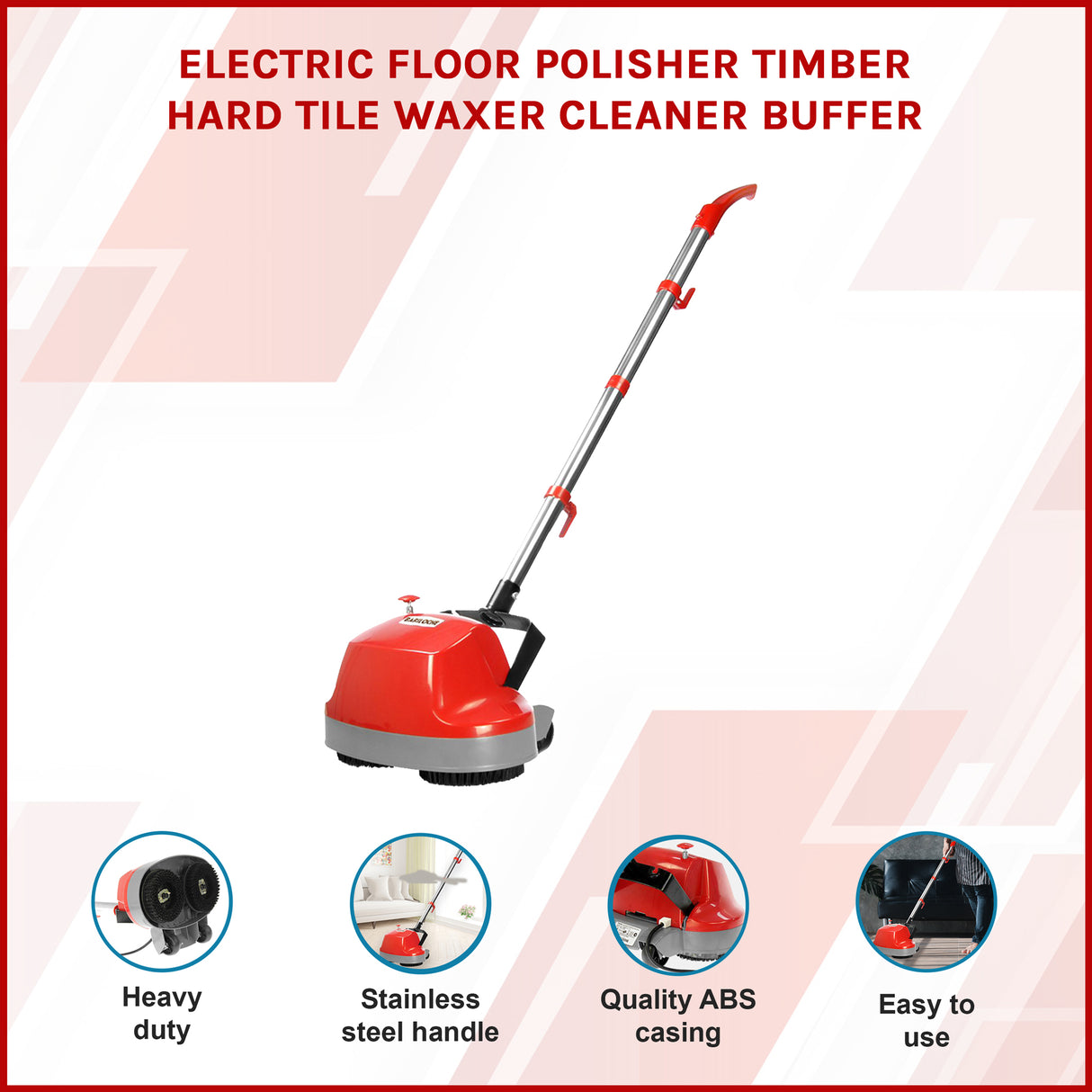Electric Floor Polisher Timber Hard Tile Waxer Buffer
